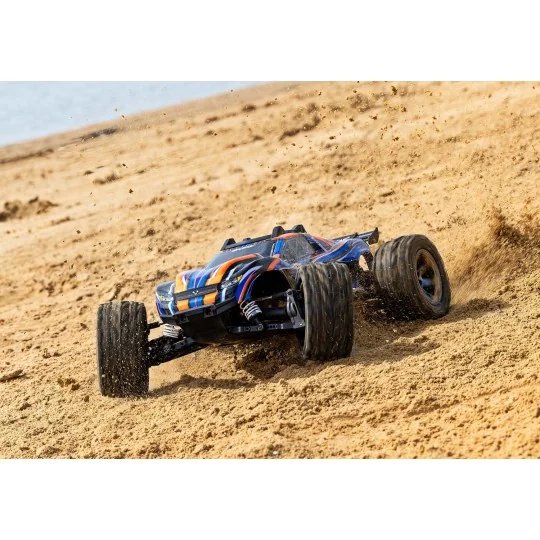 TRX-67376-4-Rustler 4x4 HD VXL TSM TQi ID 1/10 RTR Traxxas - TRX-67376-4