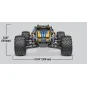 TRX-67376-4-Rustler 4x4 HD VXL TSM TQi ID 1/10 RTR Traxxas - TRX-67376-4