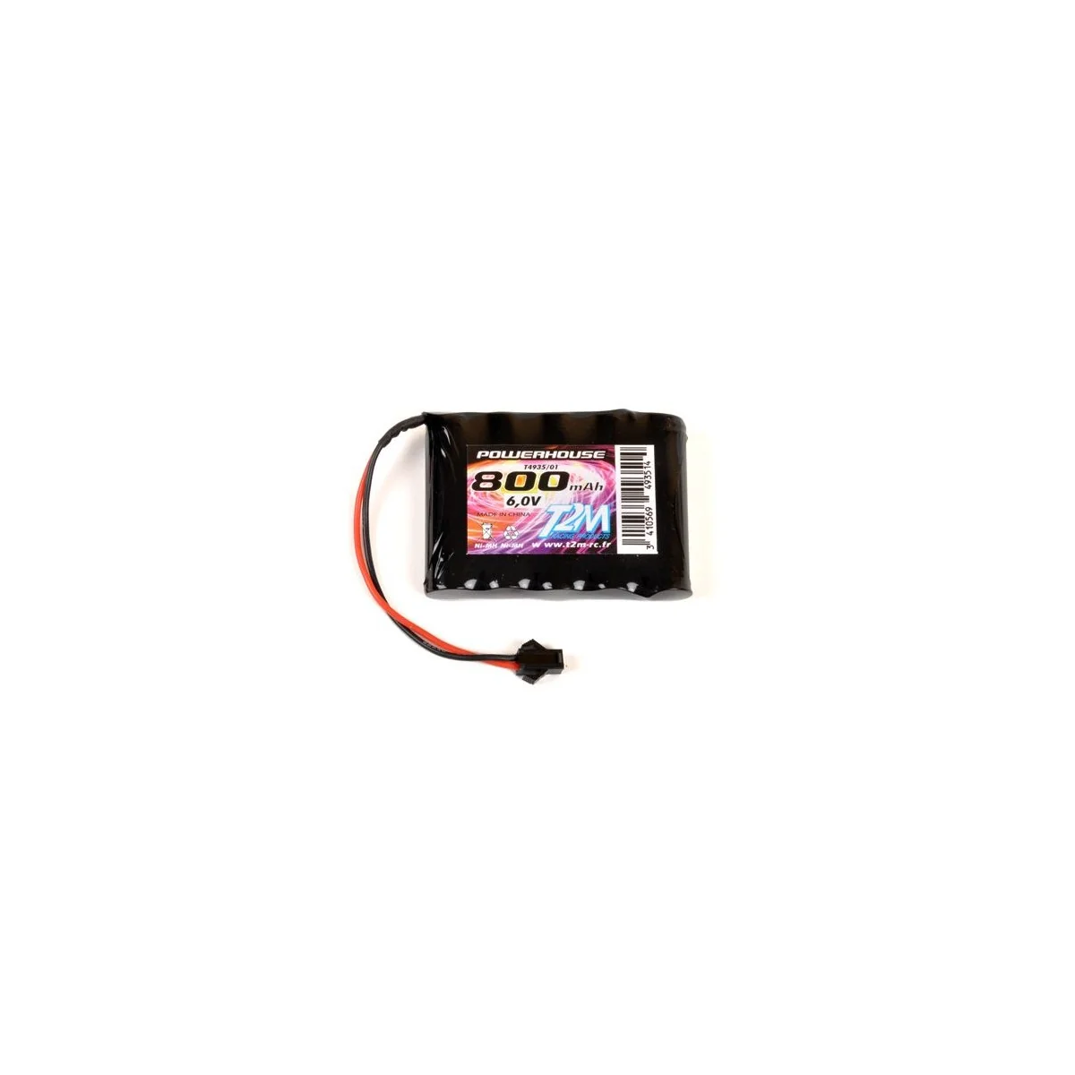 Batterie Ni-Mh 6.0V 800mAh voiture Pirate Jungle T2M T4935/01 - 1