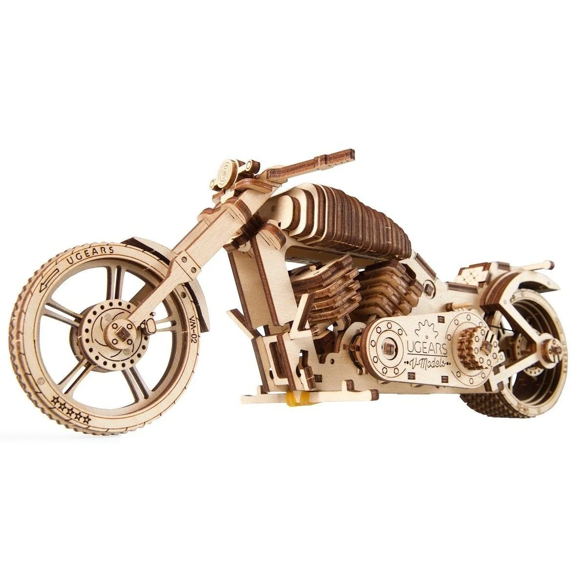 Moto VM-02 Puzzle 3D bois UGEARS UGEARS UG-70051 - 1 Moto VM-02 Puzzle 3D bois UGEARS UGEARS UG-70051 - 1