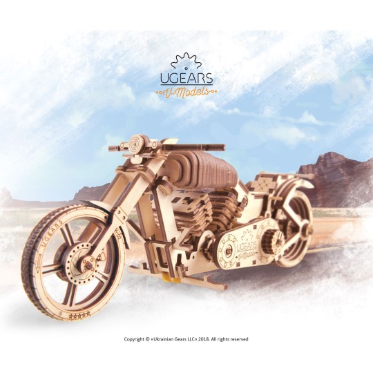 UG-70051-Bike VM - 02 Puzzle 3D wood UGEARS