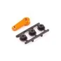 Simple orange aluminum servo rudder with universal adapters Hobbytech Hobbytech HT-510007G - 1 HT-510007G-Simple orange aluminum servo rudder with universal adapters Hobbytech - HT-510007G