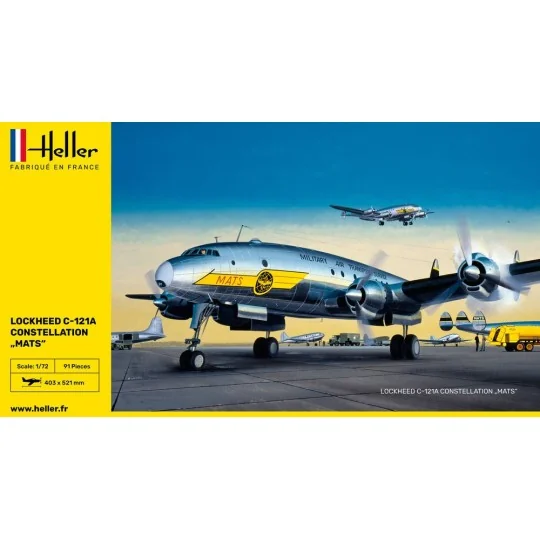 HEL-80382-Lockheed C-121A Constellation Berlin 1/72 Heller - HEL-80382