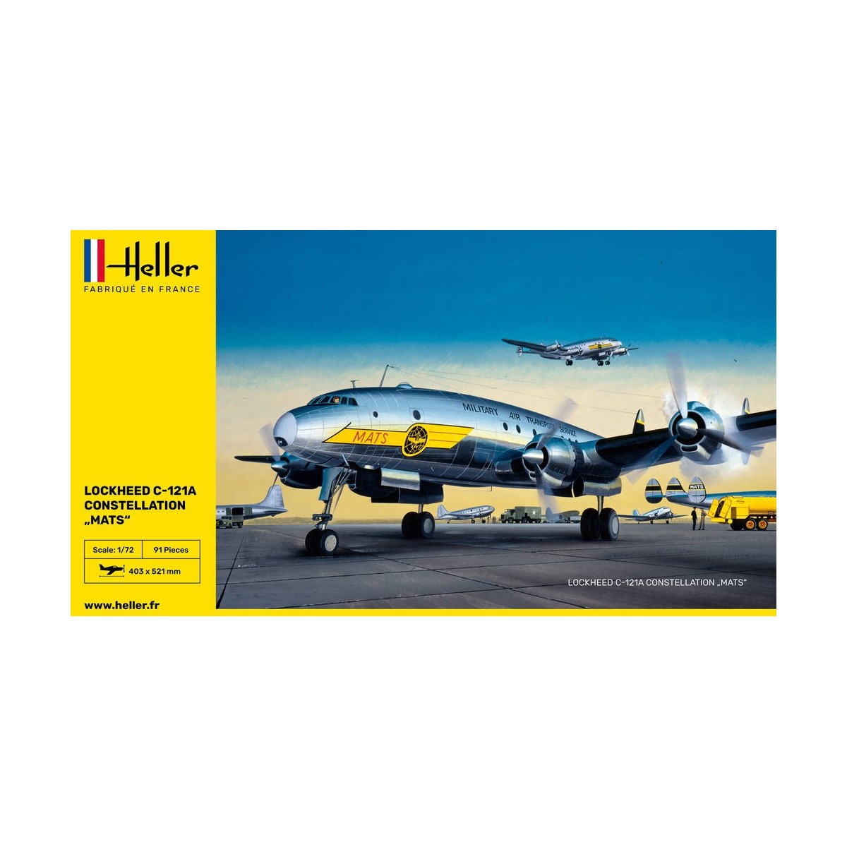 Lockheed C-121A Constellation Berlin 1/72 Heller Heller 80382 - 2