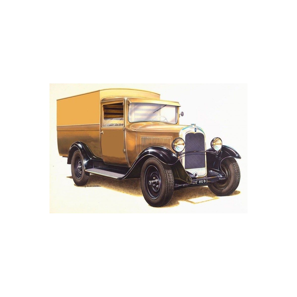 Citroen C4 van Heller 1928 1/24 Heller 80703 - 1