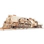 UG-70058-Locomotive à vapeur train V-Express Puzzle 3D bois UGEARS