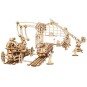 UG-70032-Manipulateur, grue ferroviaire Puzzle 3D bois UGEARS