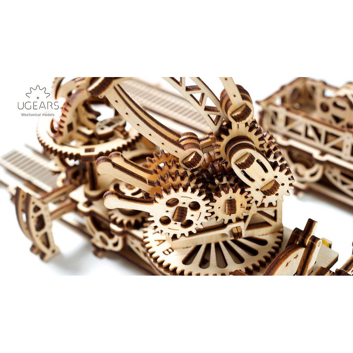 Manipulator, crane rail Puzzle 3D wood UGEARS UGEARS UG-70032 - 2