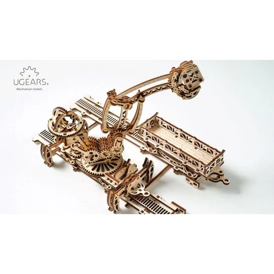 UG-70032-Manipulator, crane rail Puzzle 3D wood UGEARS
