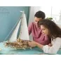Boat sailing Trimaran Merihobus Puzzle 3D wood UGEARS UGEARS UG-70059 - 8 UG-70059-Boat sailing Trimaran Merihobus Puzzle 3D wood UGEARS - UG-70059