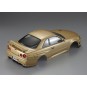 KB48645-Body Nissan Skyline R34 Gold 1/10 195 mm Killerbody - KB48645