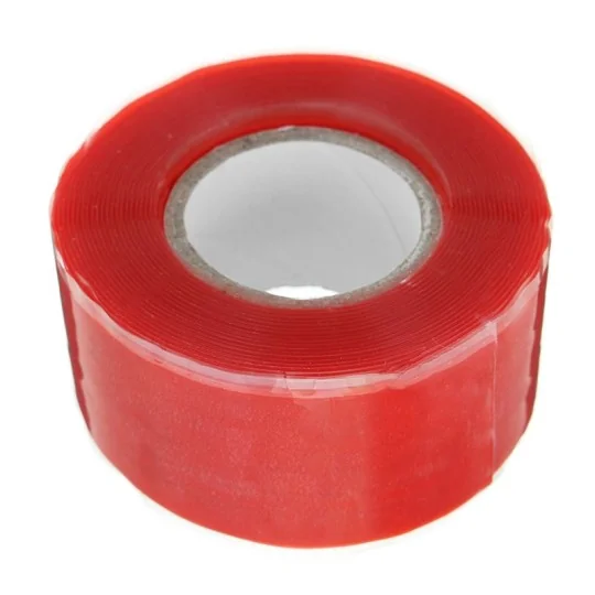 1213718-Bande ruban Silicone étanche rouge - 1213718