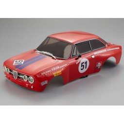 Carrosserie Alfa Romeo 2000 GTAm rouge 1/10 190mm Killerbody Killerbody KB48251 - 1