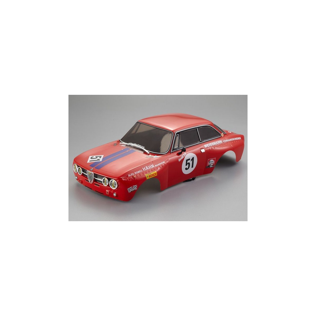 Body Alfa Romeo 2000 GTAm Red 1/10 190 mm Killerbody Killerbody KB48251 - 1 Body Alfa Romeo 2000 GTAm Red 1/10 190 mm Killerbody Killerbody KB48251 - 1