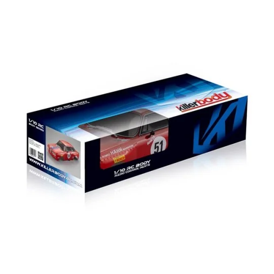 Body Alfa Romeo 2000 GTAm Red 1/10 190 mm Killerbody Killerbody KB48251 - 2 KB48251-Body Alfa Romeo 2000 GTAm Red 1/10 190 mm Killerbody - KB48251