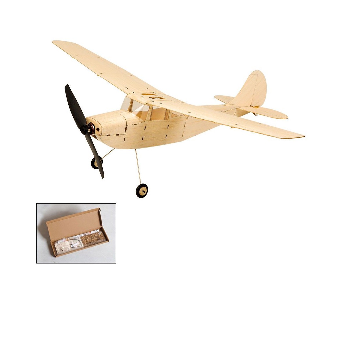 Mini Cessna L-19 445mm découpe laser balsa DW Hobby DW Hobby - Dancing Wings Hobby K1201 - 7