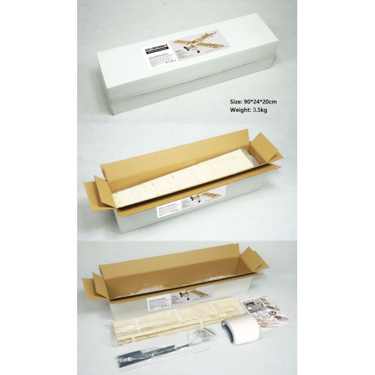 S2401-Fokker E 1.52m S24 Balsa Kit DW Hobby