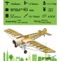 Fokker E 1.52m S24 Kit balsa DW Hobby DW Hobby - Dancing Wings Hobby S2401 - 6 S2401-Fokker E 1.52m S24 Kit balsa DW Hobby - S2401