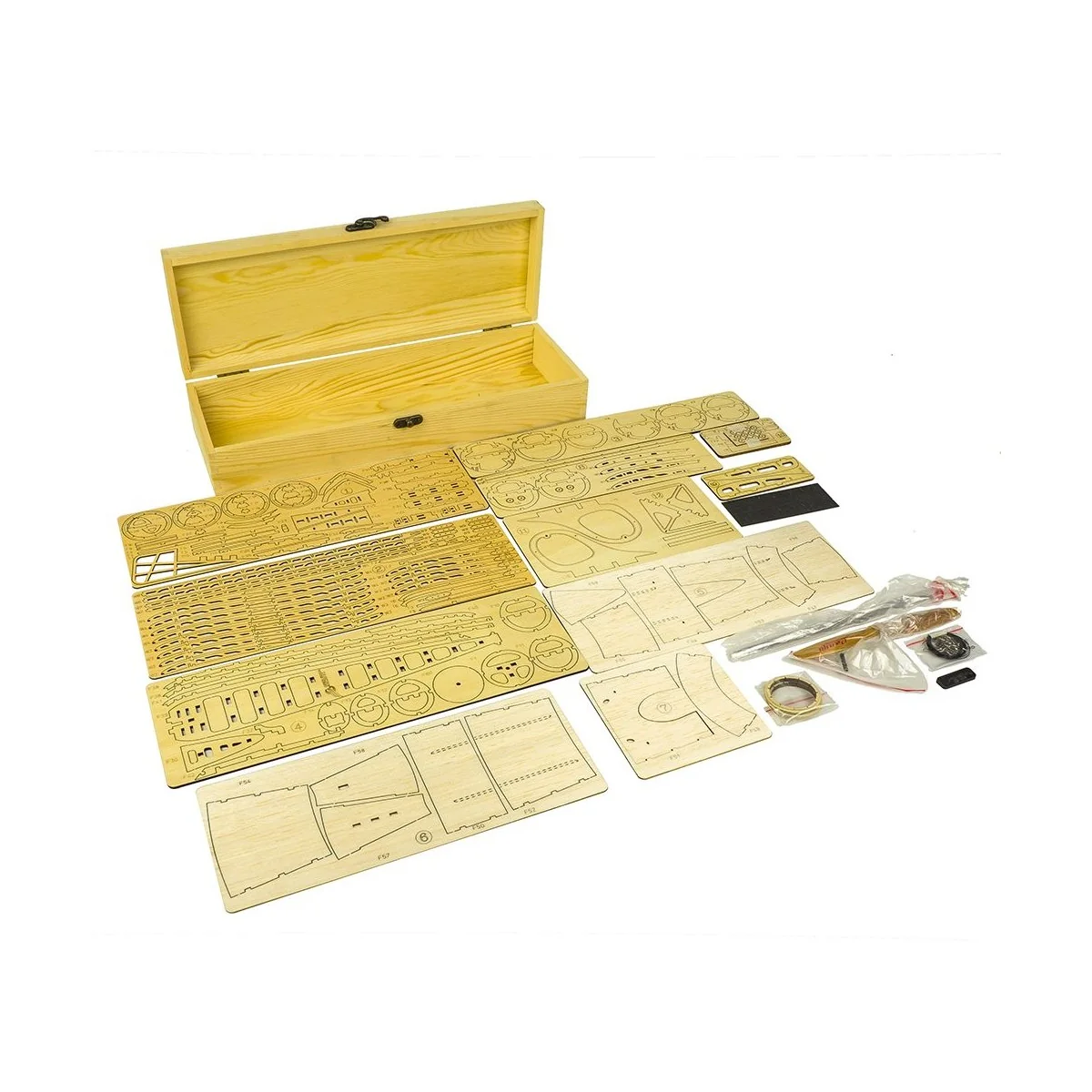Deperdussin Monocoque 1/13 laser cutting wood, model static DW Hobby DW Hobby - Dancing Wings Hobby VS22 - 6 Deperdussin Monocoque 1/13 laser cutting wood, model static DW Hobby DW Hobby - Dancing Wings Hobby VS22 - 6