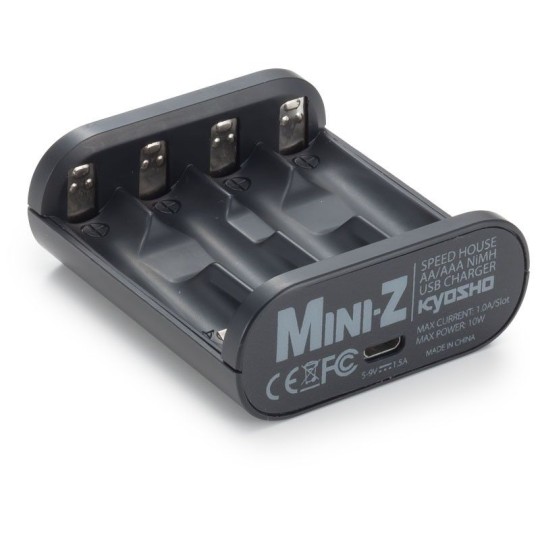 71999-Chargeur rapide 1A USB Speed House AA / AAA Kyosho - 71999