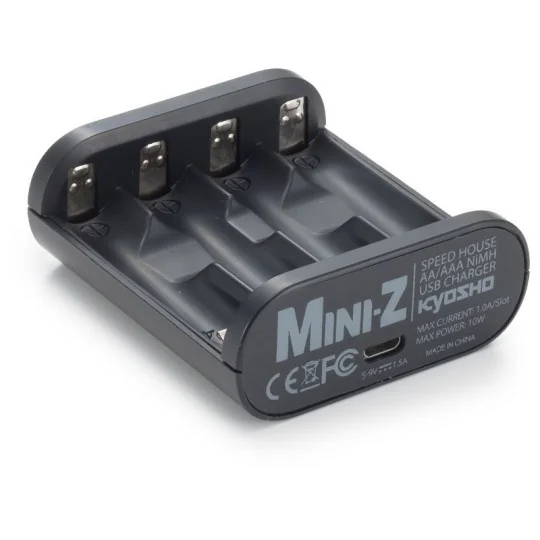 71999-Quick charger 1 A USB Speed House AA / AAA Kyosho - 71999