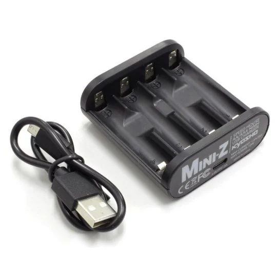 71999-Quick charger 1 A USB Speed House AA / AAA Kyosho - 71999