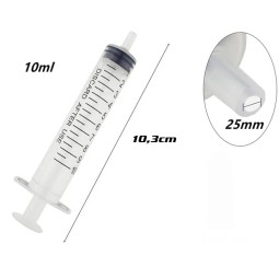 Syringe 10ml with needle 1.2 mm 1300060 - 1