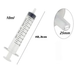 Syringe 10ml with needle 1.2 mm 1300060 - 1