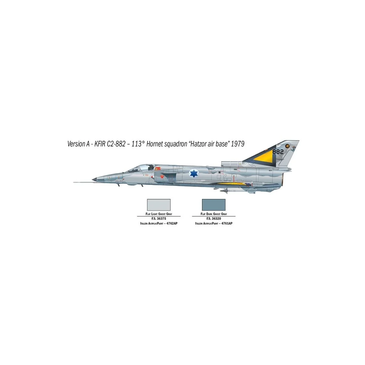 Aircraft Jet Kfir C.2/C.7 1/72 Italeri Italeri I1408 - 2 Aircraft Jet Kfir C.2/C.7 1/72 Italeri Italeri I1408 - 2