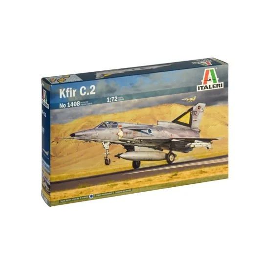 Aircraft Jet Kfir C.2/C.7 1/72 Italeri Italeri I1408 - 9 I1408-Aircraft Jet Kfir C.2/C.7 1/72 Italeri - I1408