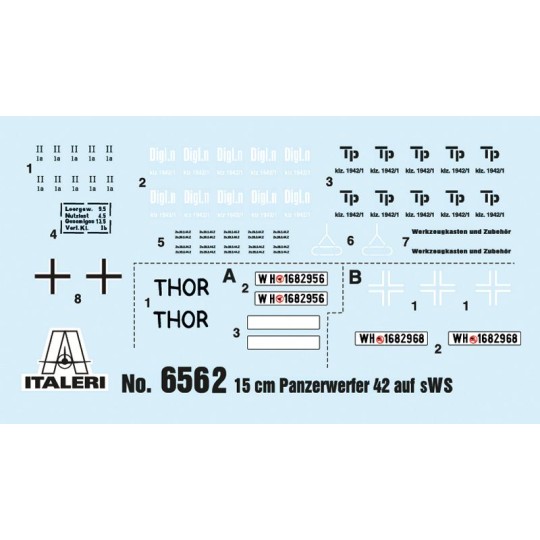 I6562-Char Panzerwerfer 42 sWS 1/35 Italeri