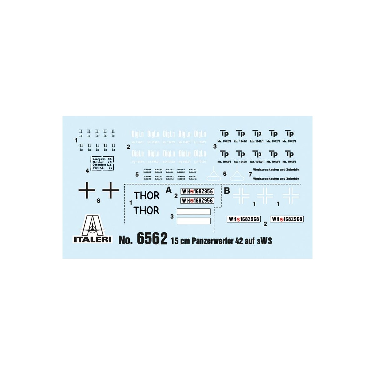 Char Panzerwerfer 42 sWS 1/35 Italeri Italeri I6562 - 2