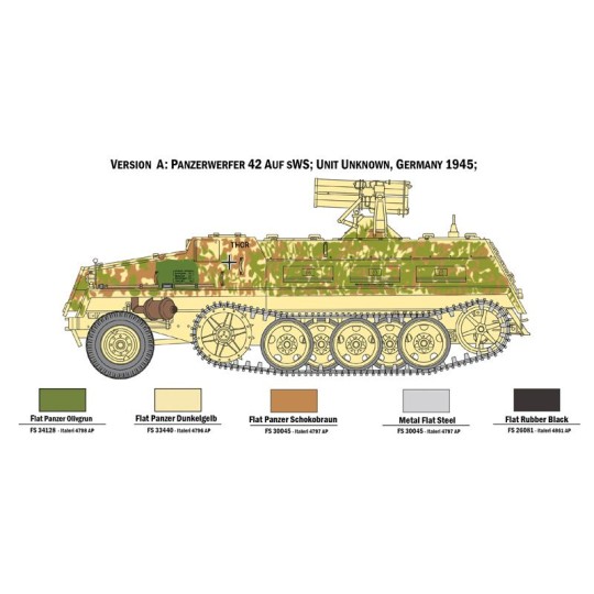 Char Panzerwerfer 42 sWS 1/35 Italeri Italeri I6562 - 3 I6562-Tank Panzerwerfer 42 sWS 1/35 Italeri - I6562