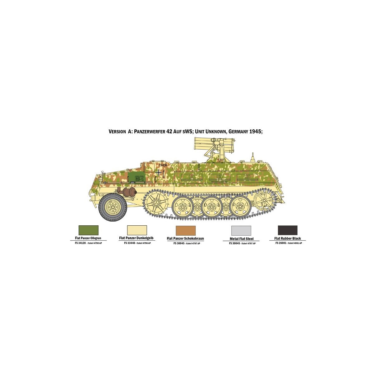 Char Panzerwerfer 42 sWS 1/35 Italeri Italeri I6562 - 3