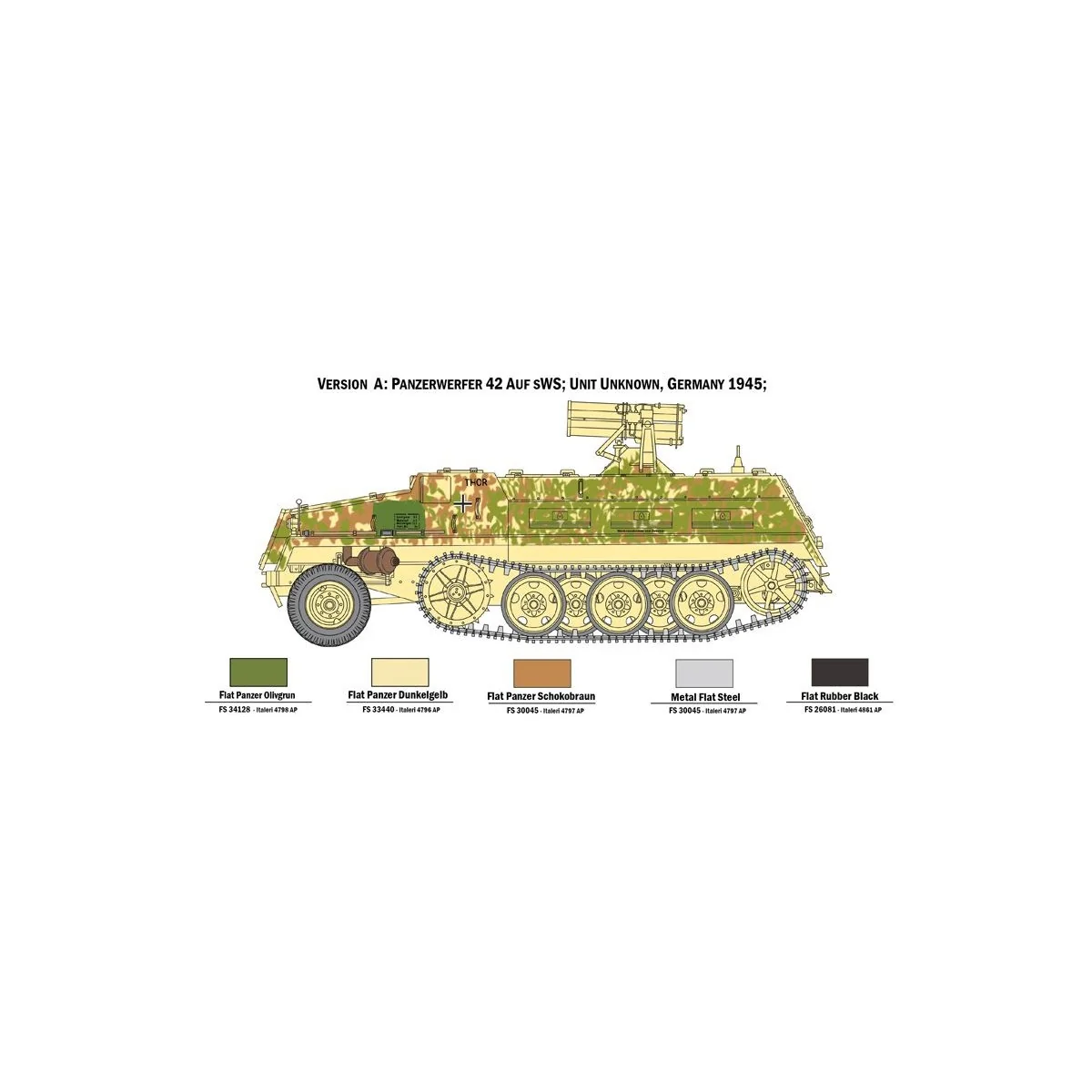 Char Panzerwerfer 42 sWS 1/35 Italeri Italeri I6562 - 3 Char Panzerwerfer 42 sWS 1/35 Italeri Italeri I6562 - 3