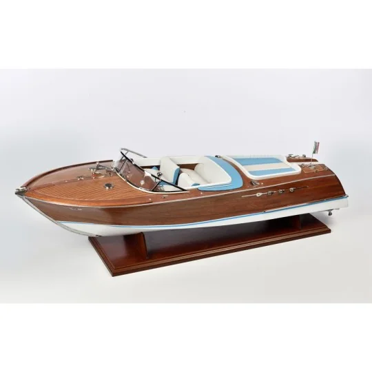 1608-Italian Runabout Riva 1/10 wooden boat Amati - 1608