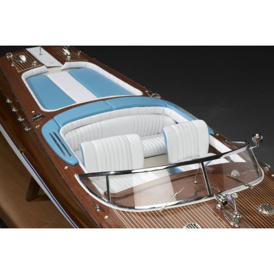 1608-Italian Runabout Riva 1/10 wooden boat Amati
