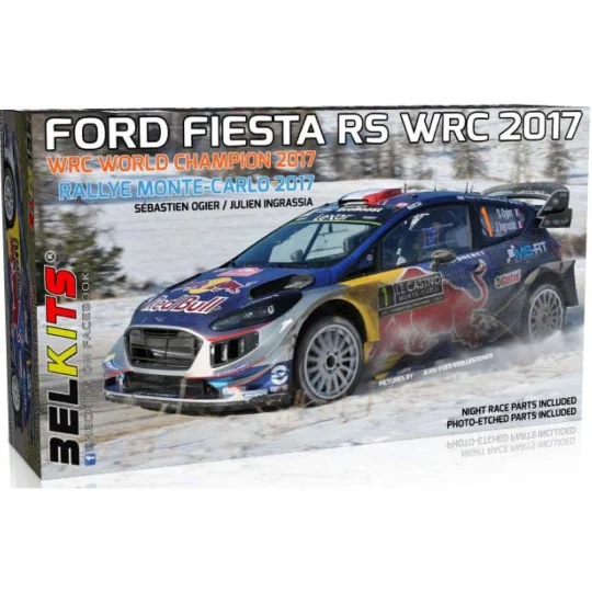 Ford Fiesta RS WRC 2017 1/24 BelKits BEL012 - 1 BEL012-Ford Fiesta RS WRC 2017 1/24 BelKits - BEL012