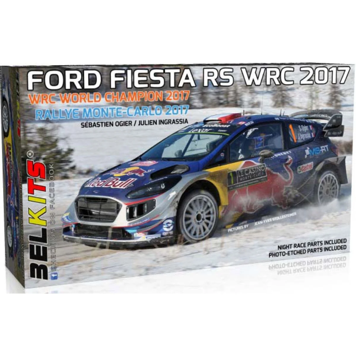 Ford Fiesta RS WRC 2017 1/24 BelKits BEL012 - 1 Ford Fiesta RS WRC 2017 1/24 BelKits BEL012 - 1
