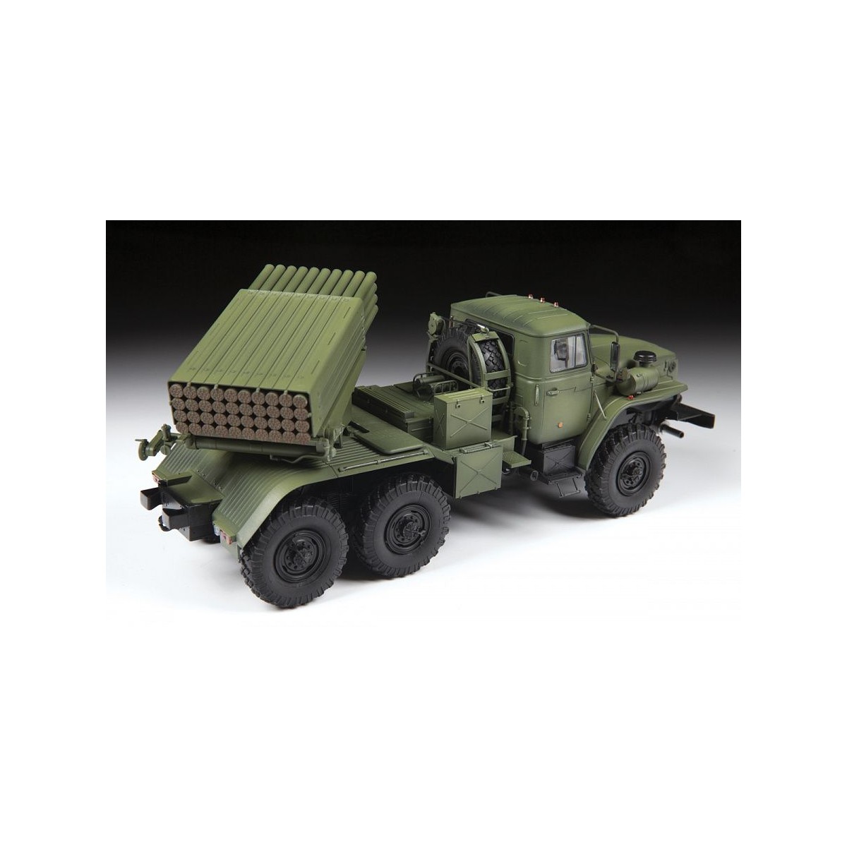 Truck launches rockets Russian BM-21 "Grad" 1/35 Zvezda Zvezda Z3655 - 2