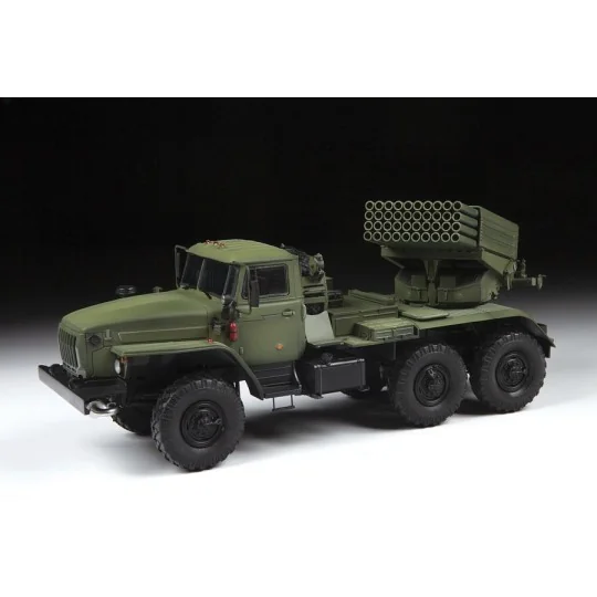 Camion lance roquettes russe BM-21 "Grad" 1/35 Zvezda Zvezda Z3655 - 4 Z3655-Camion lance roquettes russe BM-21 "Grad" 1/35 Zvezda - Z3655