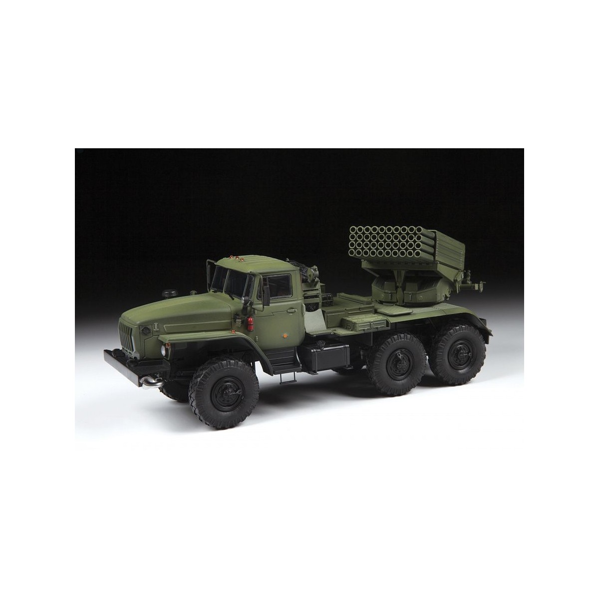 Truck launches rockets Russian BM-21 "Grad" 1/35 Zvezda Zvezda Z3655 - 4
