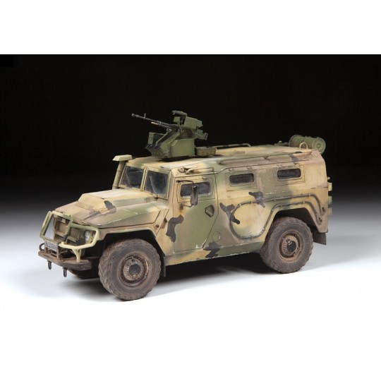 Z3683-Véhicule blindé russe GAZ Tiger "Arbalet" 1/35 Zvezda
