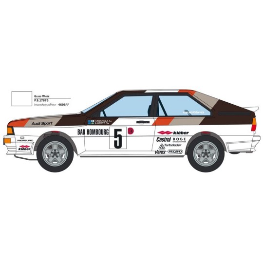 Audi Quattro Rally 1/24 Italeri Italeri I3642 - 2 I3642-Audi Quattro Rally 1/24 Italeri - I3642