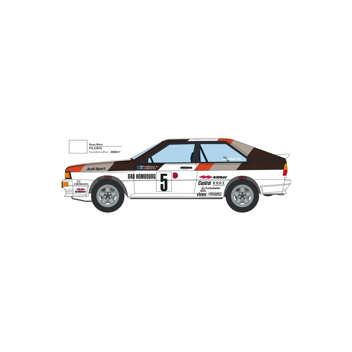 Audi Quattro Rally 1/24 Italeri Italeri I3642 - 2