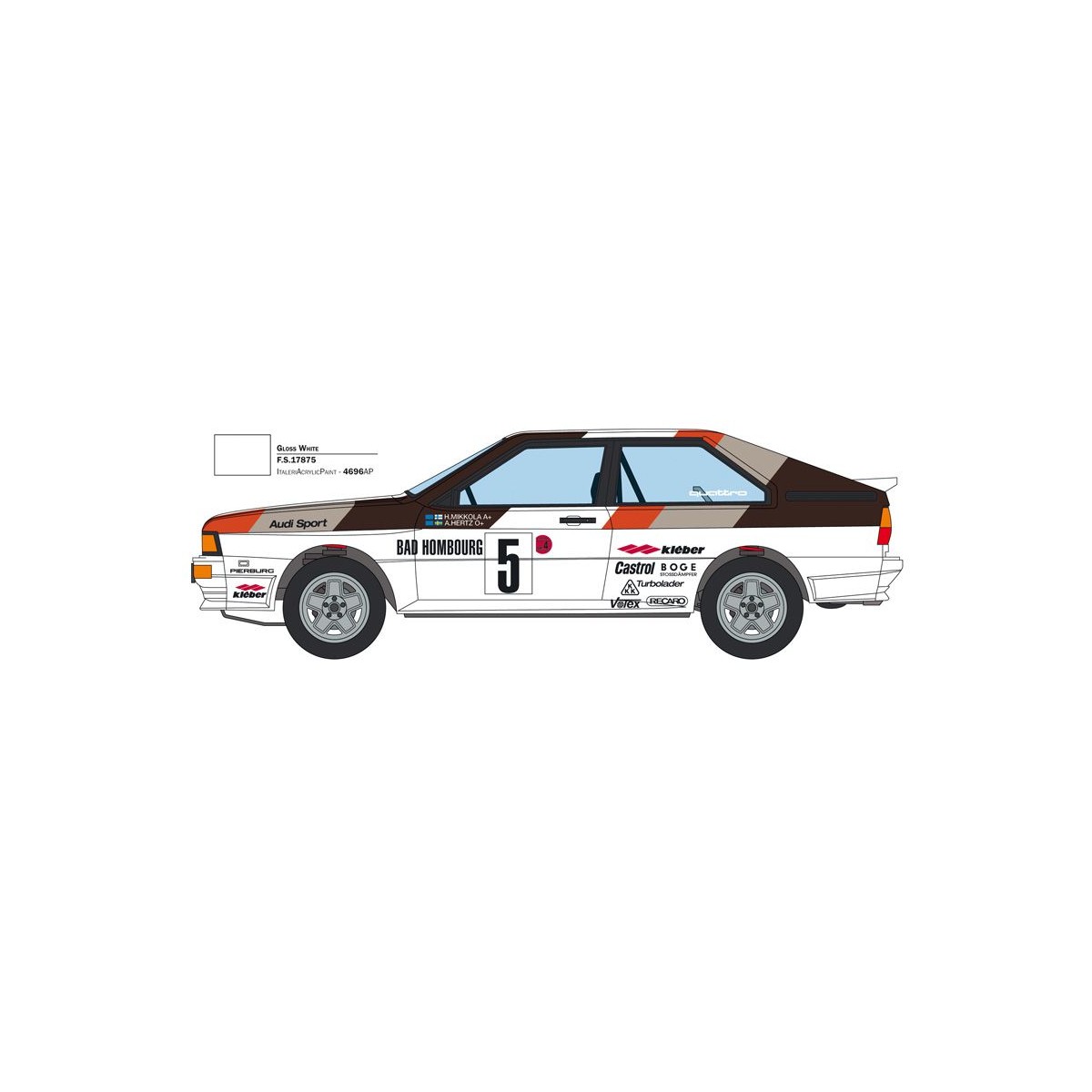 Audi Quattro Rally 1/24 Italeri Italeri I3642 - 2