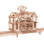 UG-70008-Tram on rails Puzzle 3D wood UGEARS