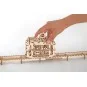 UG-70008-Tram on rails Puzzle 3D wood UGEARS - UG-70008