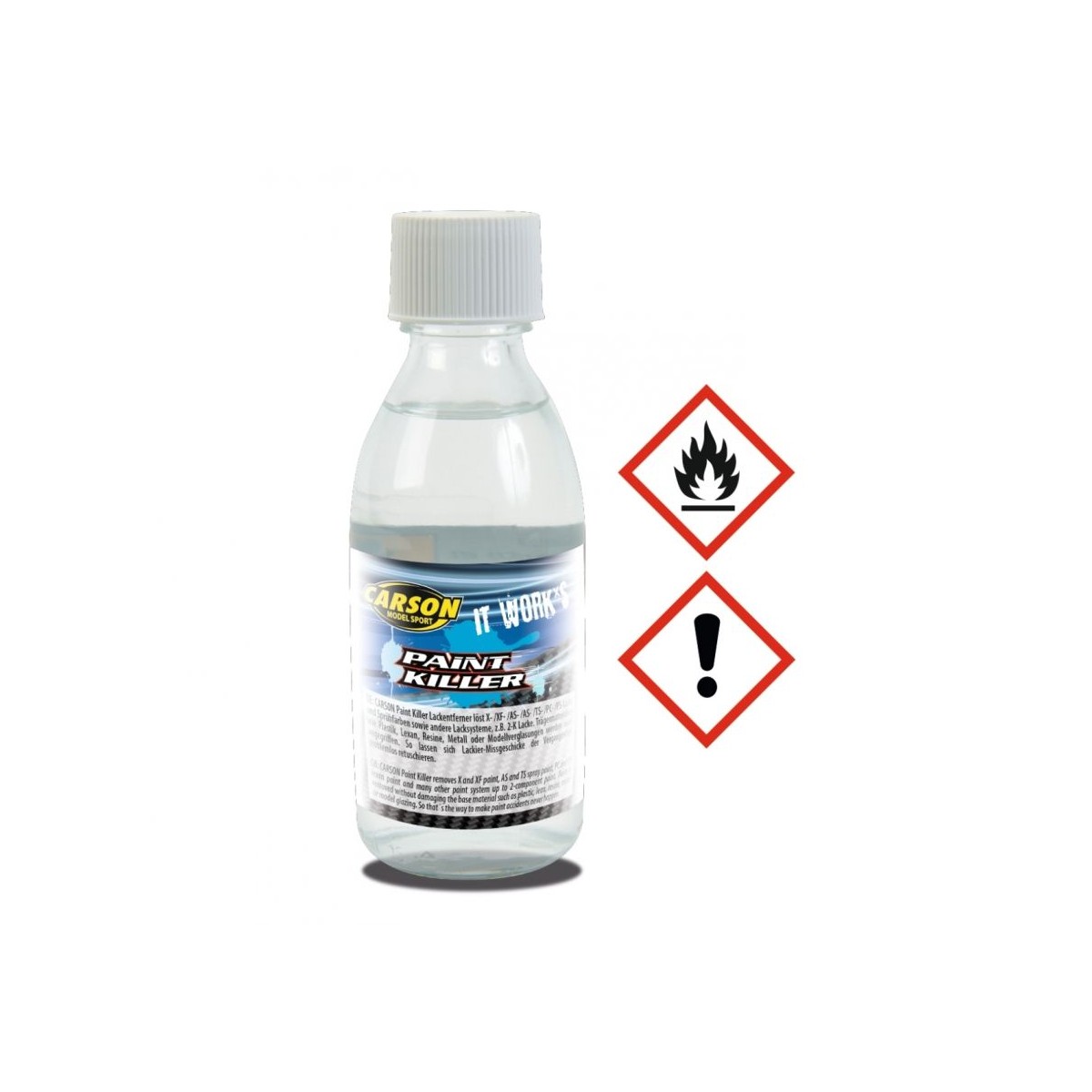 Dissolvant peinture flacon 100ml Paint killer Carson Carson 500908113 - 1