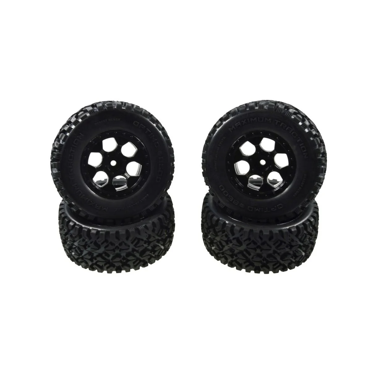 Roues Short Course X10 noires 1/10 (4) Carson Carson 500900113 - 1 Roues Short Course X10 noires 1/10 (4) Carson Carson 500900113 - 1